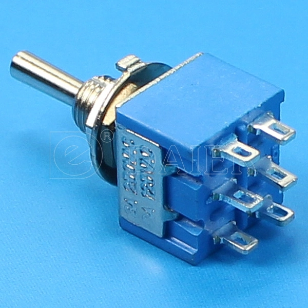 6mm Dpdt 3-Way on off on 6 Pin Toggle Switch