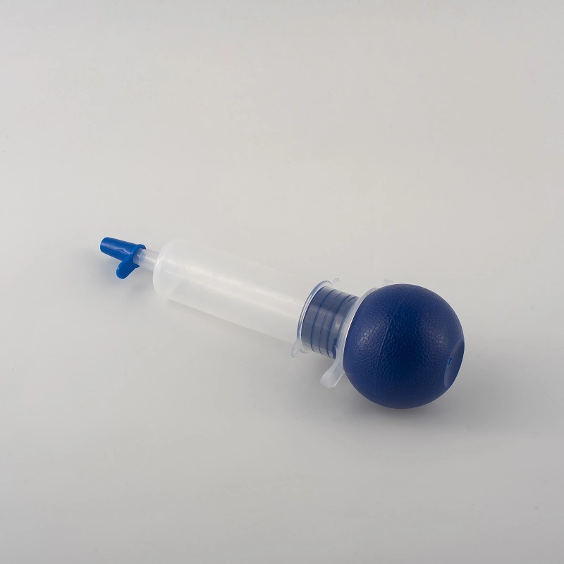 Professional Manufacturer Disposable Medical Grade PVC Bulb Type 60 ML Irrigation Syringe