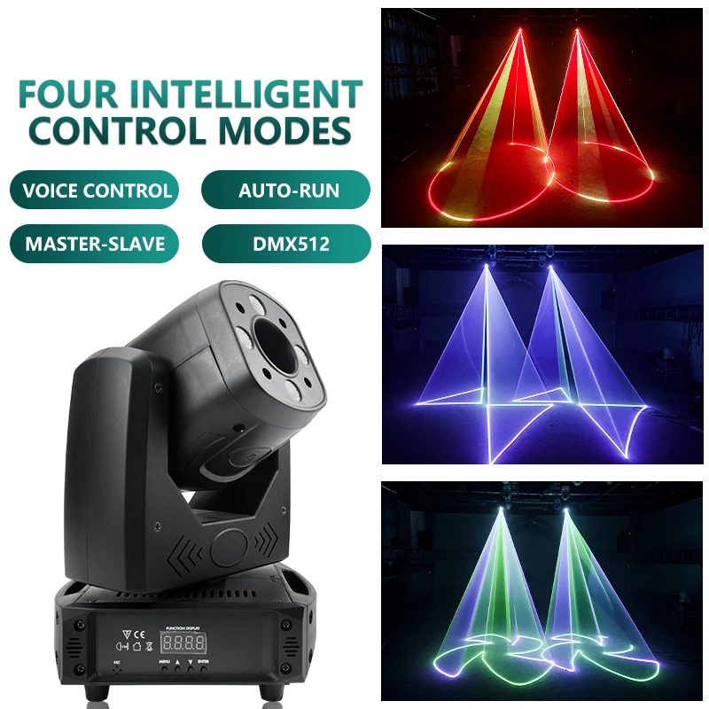 3W Full Color Moving Head Animation Laser Light Prolight + Sound Guangzhou