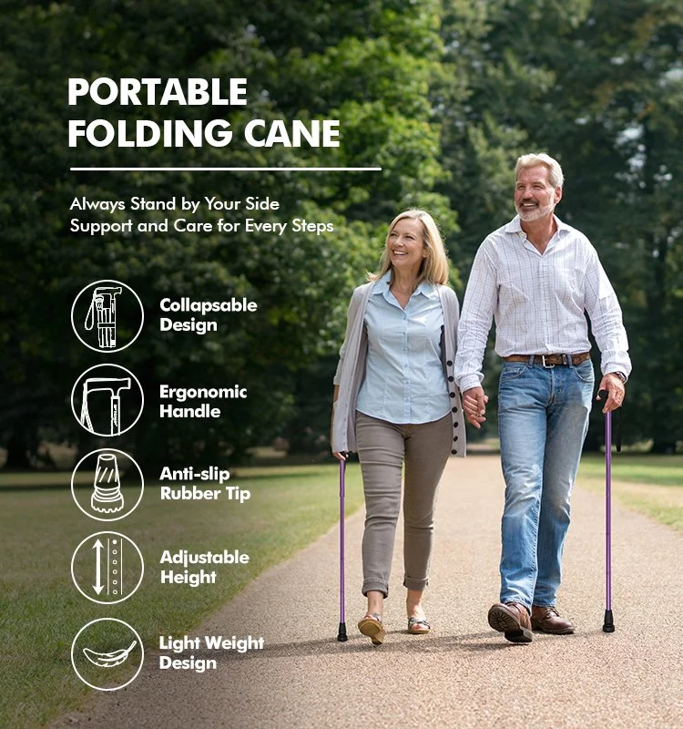 Kinggear Nuevo Cane plegable Caminante para hombres Mujeres