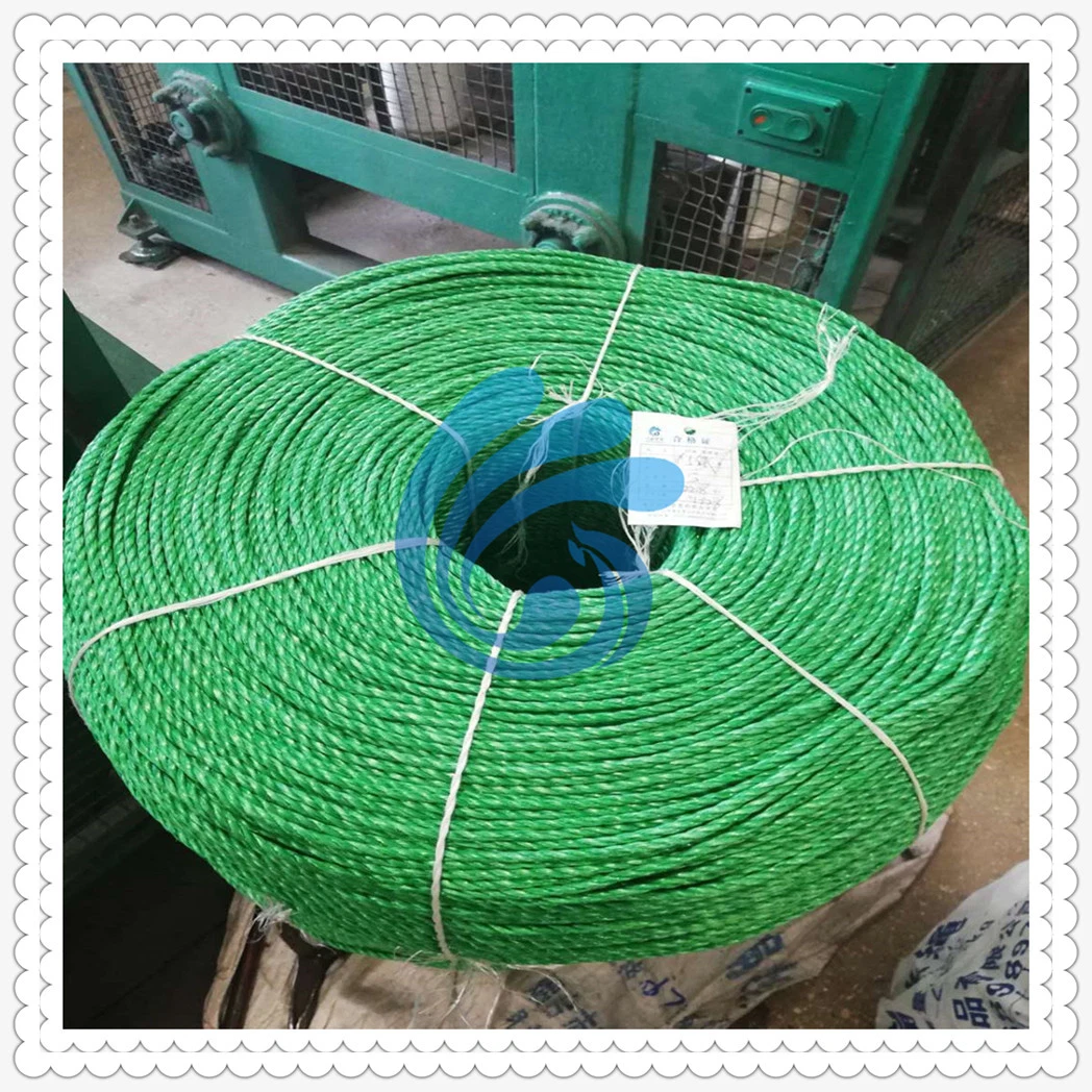 Customized Colorful 3/4 Stranded Twisted PP PE Rope