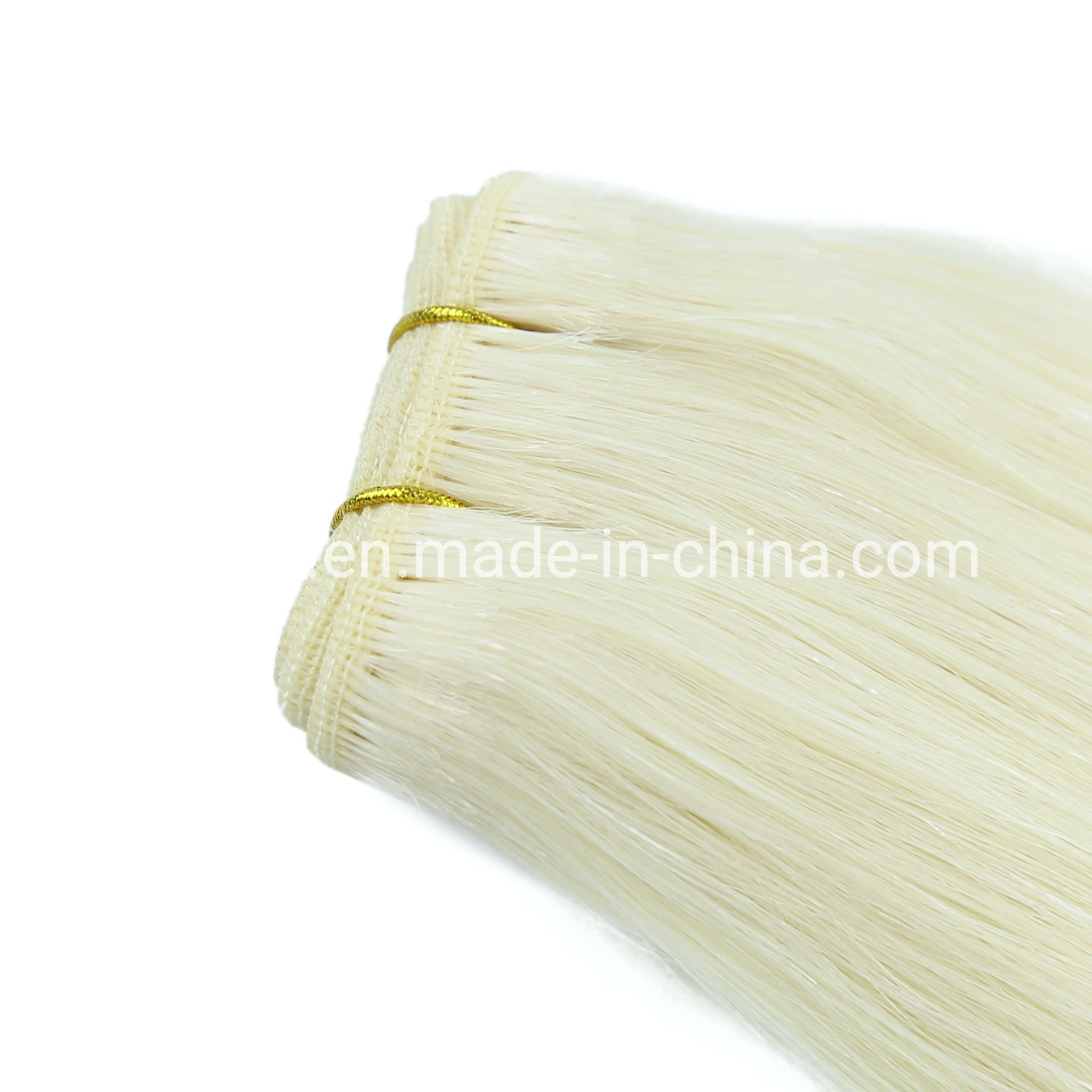 Costura en blonde Hair Extension 100 gramos el Cabello Remy señala doble paquete paquete de cabello trama