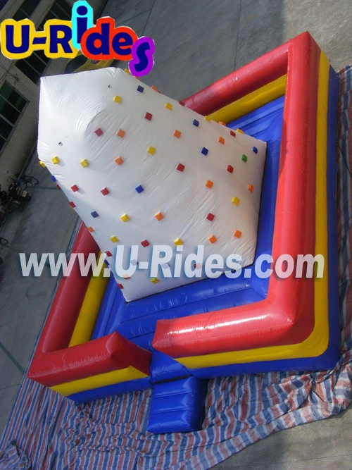 Square Mat Inflatable Climbing wall air rock mountain inflatable climbing for Carnival