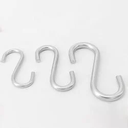 Stainless Steel Hanging S Shape Metal Wire S Hook