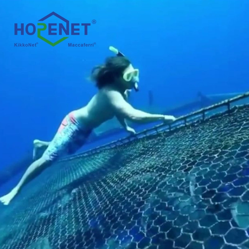 Hopenet Aquaculture Trap Fish Farm Net Cage Plastic Net Aquaculture Mesh