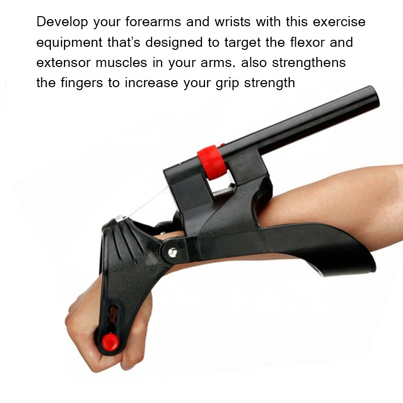 Resistencia regulable del antebrazo y muñeca Strengthener Grip Exerciser Trainer gimnasio en casa de cuña de engranaje de la muñeca y antebrazo Developer Bl15218