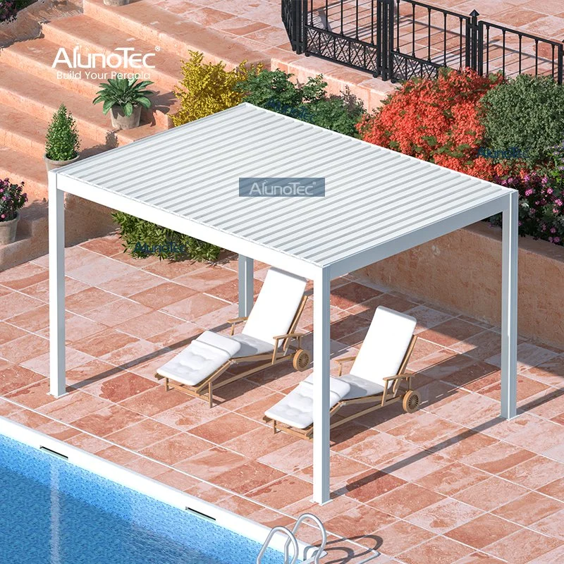 Exterior Bioclimatic Louvered Roof Pergola Kits Bioclimatique aluminio Pergola Boda Cenador