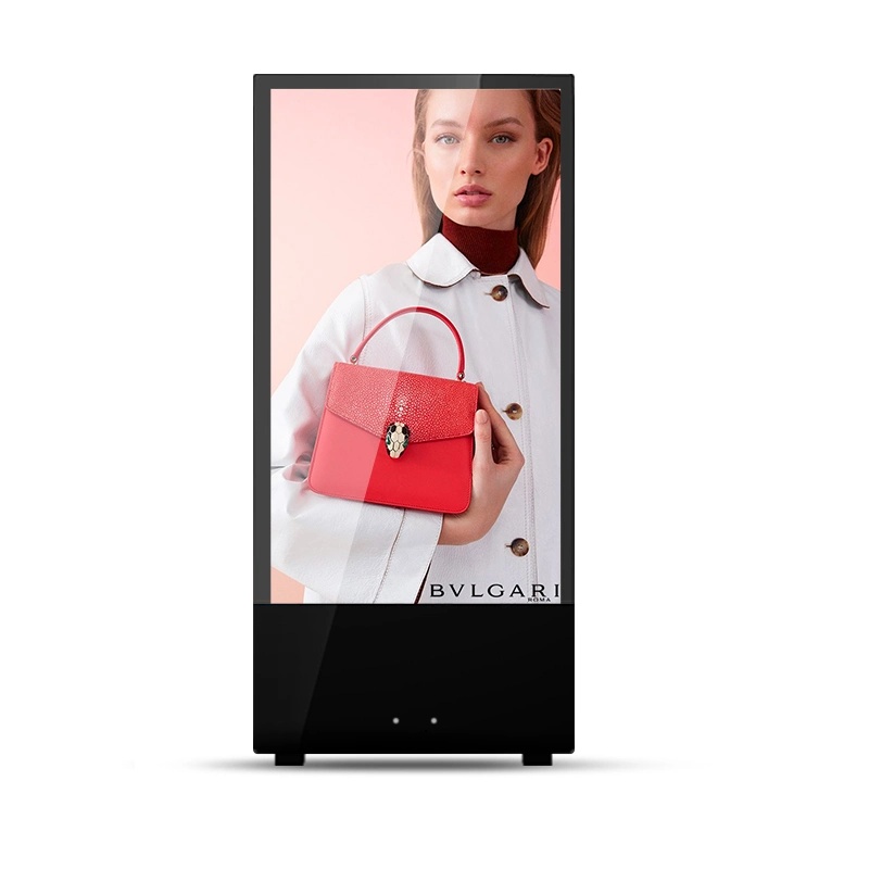 43 Inch Portable Outdoor Digital Signage Advertising Player Network WiFi Media Video Android Ad Player with High Brightness and Rechargeable Powered Battery