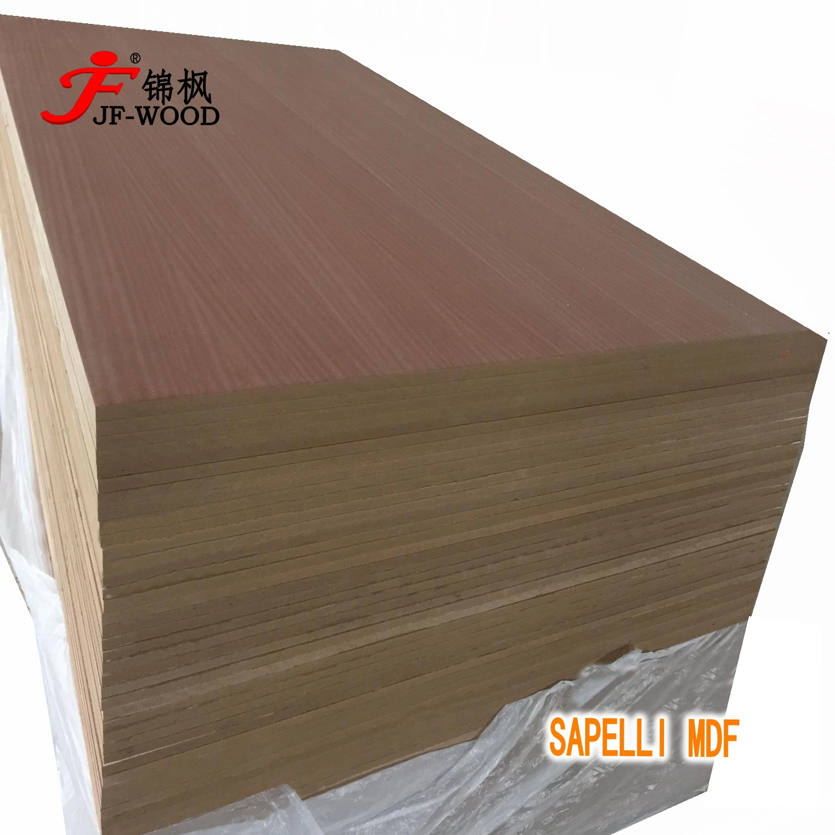 Double Sides Sapeli Sapele China fábrica de contraplacado venado para a Arábia Saudita MDF Arábica