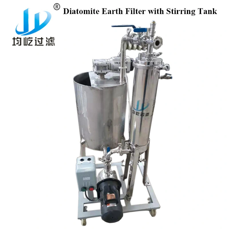 Manual Disc Kieselguhr Celatom Diatomaceous Earth Filter System for Beer