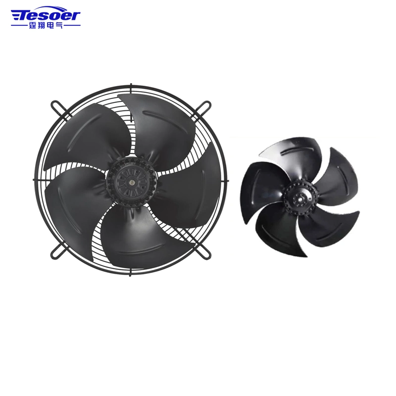 Diámetro 350mm IP 54 rotor externo AC Ventilador de refrigeración axial