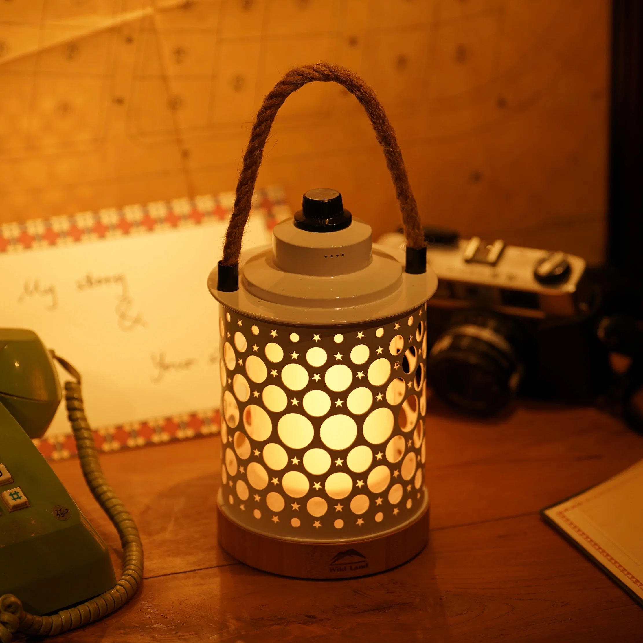 Anel O Lantern Dom Cafe luz luz exterior luz de mesa