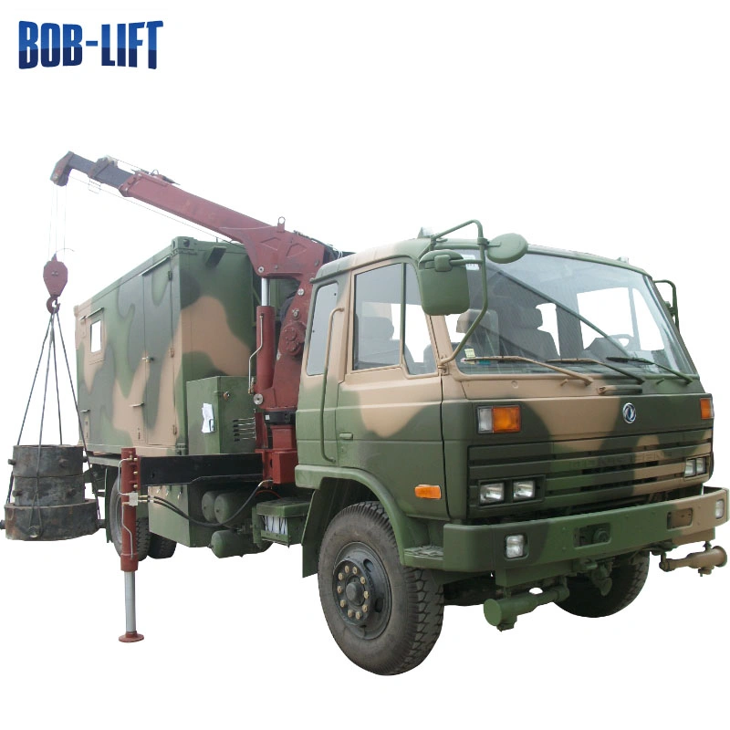 Crane Manufacturer Factory Price 2 Ton Telescopic Boom Truck-Mounted Crane Mobile Crane