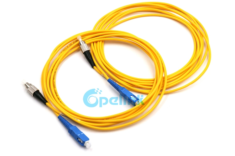 Sc-FC/Upc 2.0mm Sm Simplex 9/125 Fiber Optic Patchcord 10m