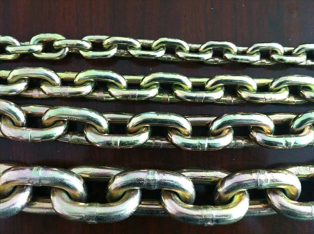 Manganeso el anillo de acero cadena para la minería de la cadena de acero inoxidable 304