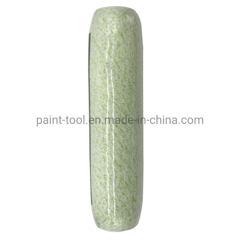 Decorative Patterned Acrylic Soft Fiber Plastic Handle Paint Roller Hand Tool