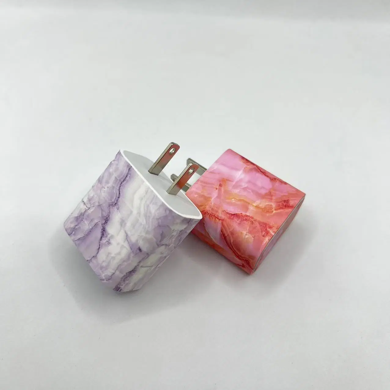 Wholesale/Supplier OEM Marble Color USB C Wall Charger 20W Pd Fast Charge Wall Charger Power Adapter with Us UK EU Plug