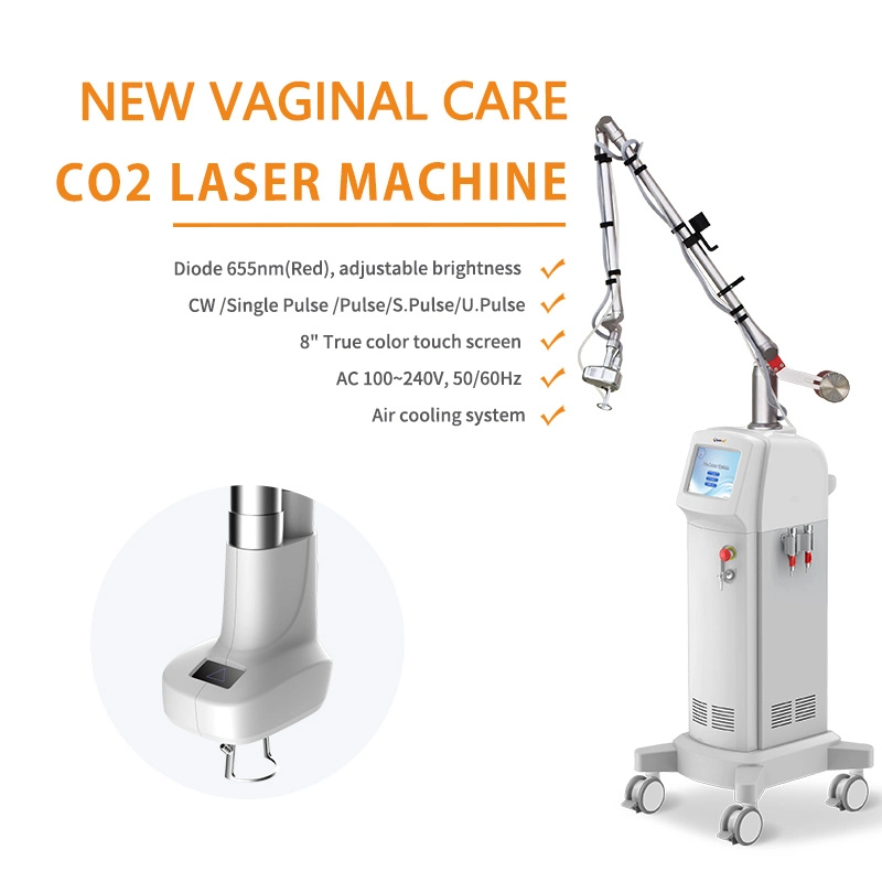 الليزر تجزيئية CO2 Medical Multi-function Beauty Care Equipment Laser CO2 ماكينة تجميل طبية مع تغليف من الألومنيوم