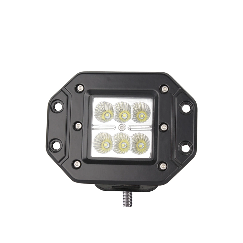 Luz de trabajo LED cree de 24W 4,8" resistente al agua EMC Flush Mount Para ATVs de jeep Offroad