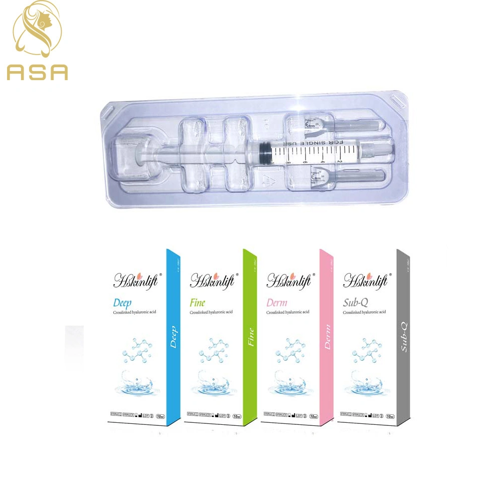 Bio-Stimulator 2ml de ácido hialurónico rellenos rellenos dérmicos blanquear la piel profundos pliegues Nasonabial anti edad