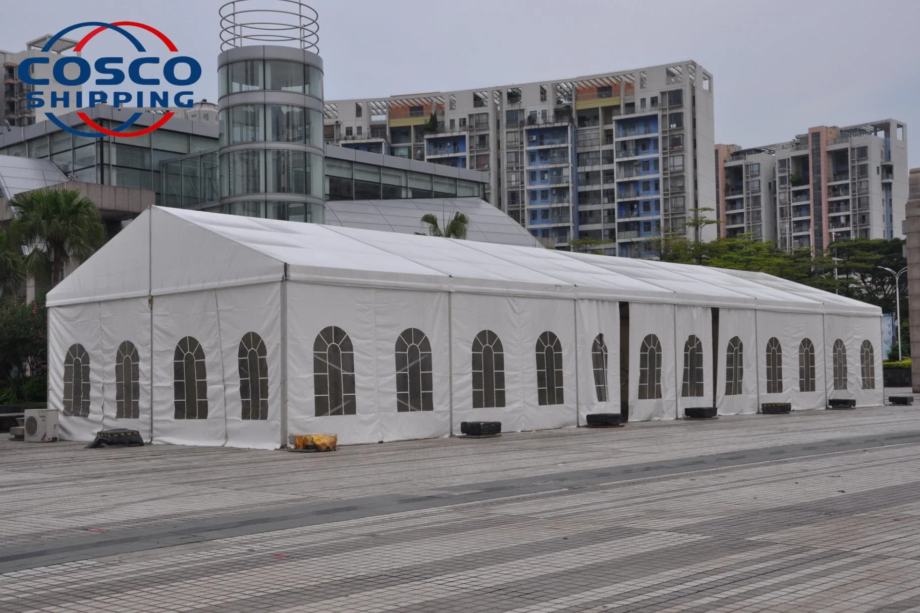 Outdoor Trade Show Wedding Clear Span tenda evento Giant Party Marqué