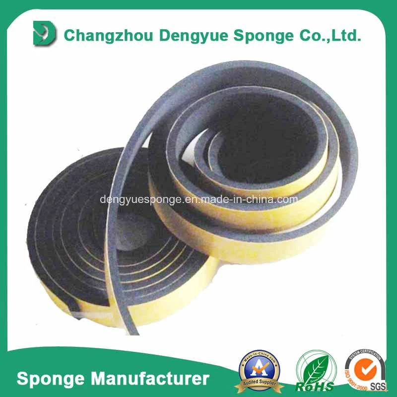 Adhesive Using Seal up Anti Aging NBR EPDM Cr Sponge Rubber Door Glass Seal Strips