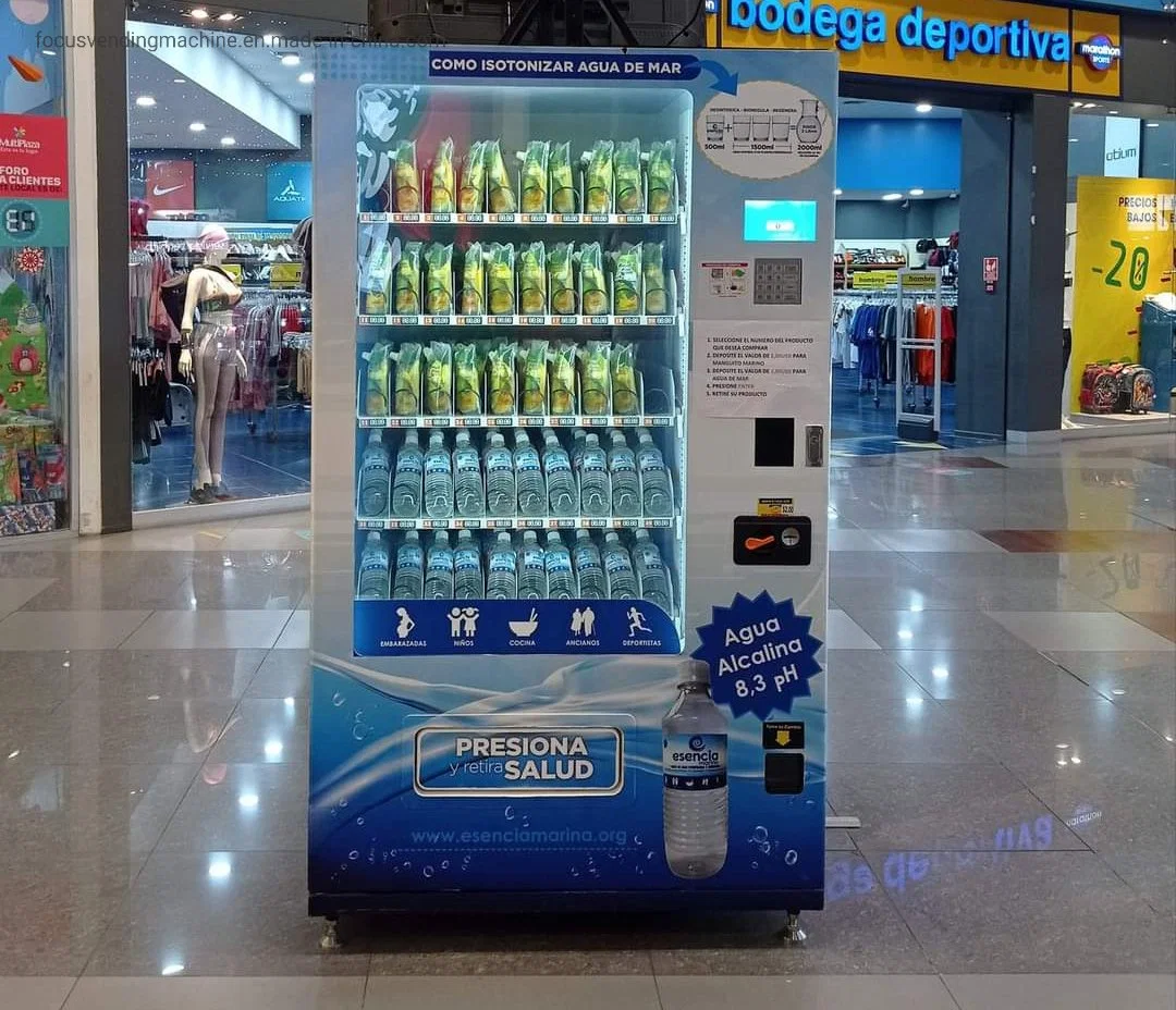 Automatic Combo Vending Machines for Snack Beverage Drink Sales with Cooling System