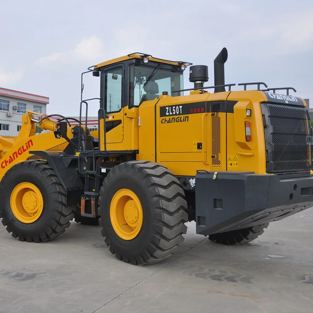 Pala de ruedas de 5 toneladas para la venta, cargadora de tractores agrícolas pala cargadora delantera por Sinomach