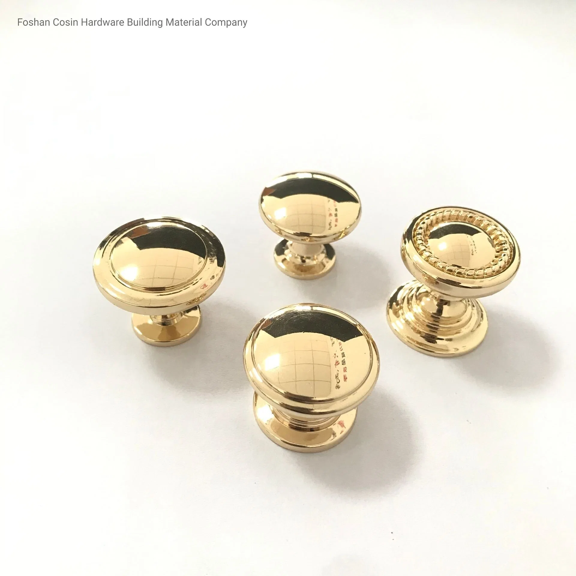 Lz Shiny Gold Knob Zinc Alloy Solid Furniture Kitchen Cabinet Door Drawer Cabinet Furniture Knob