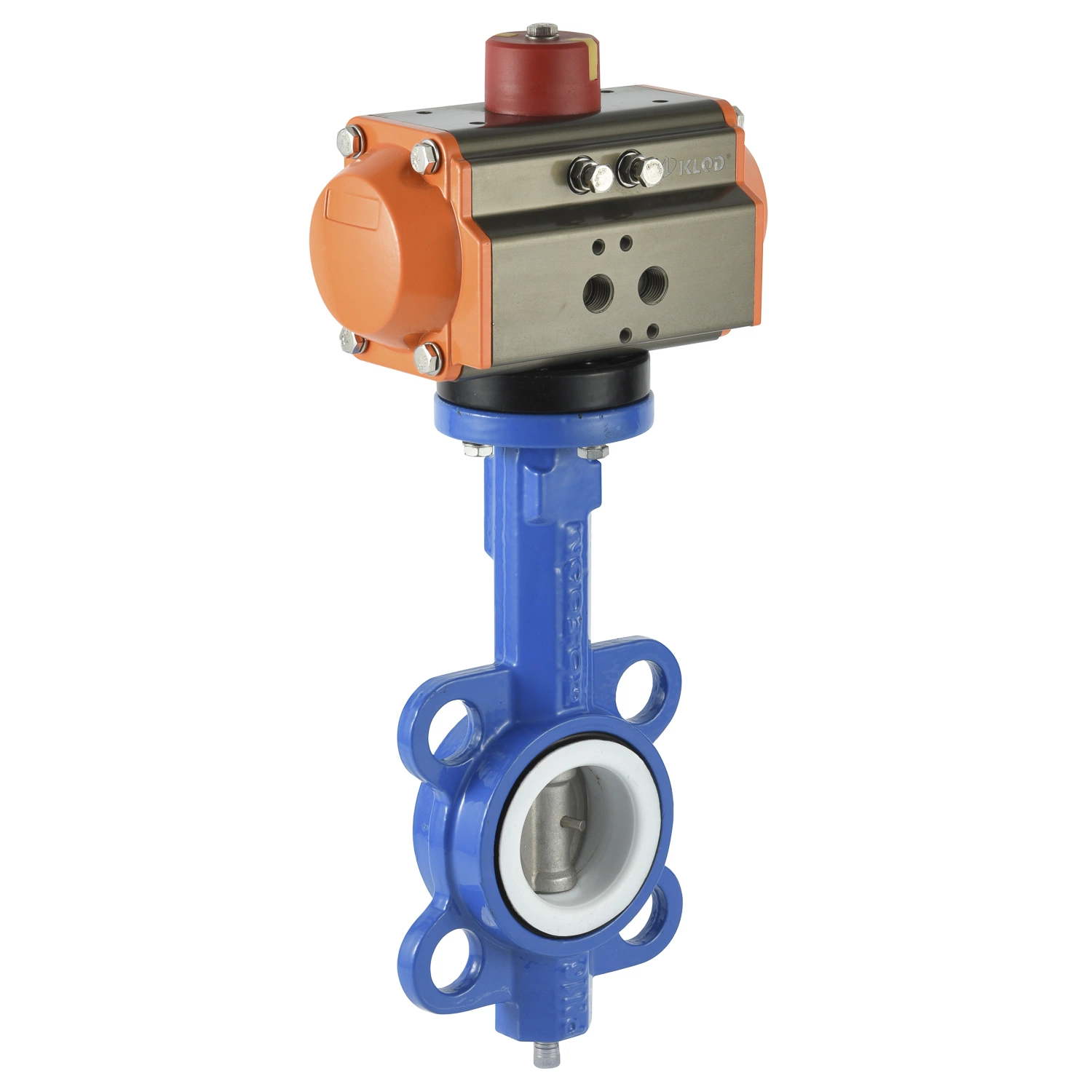 Dn15~200 Q641f-16r SS316 Flange Pneumatic Water Ball Valve