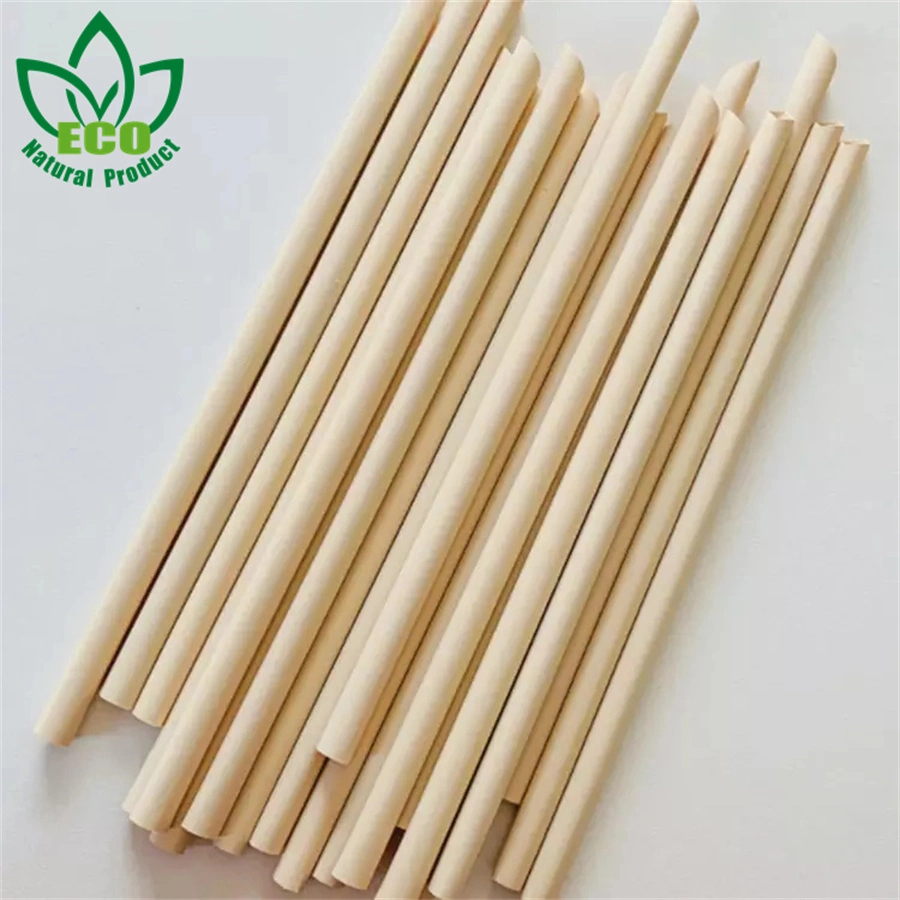 Wholesale/Supplier Disposable Boba Drinking Biodegradable Eco Friendly Bamboo Fiber Straw