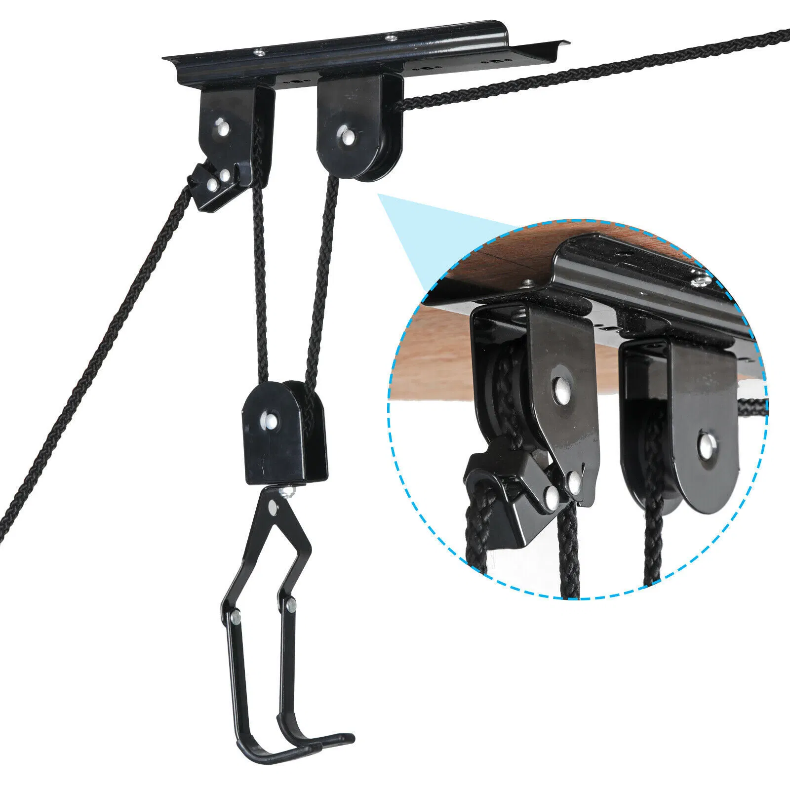 Ceiling Mounted Storage Bike Bicycle Rack Lift Hoist Ceiling Hanger Wall Mount Wyz15520