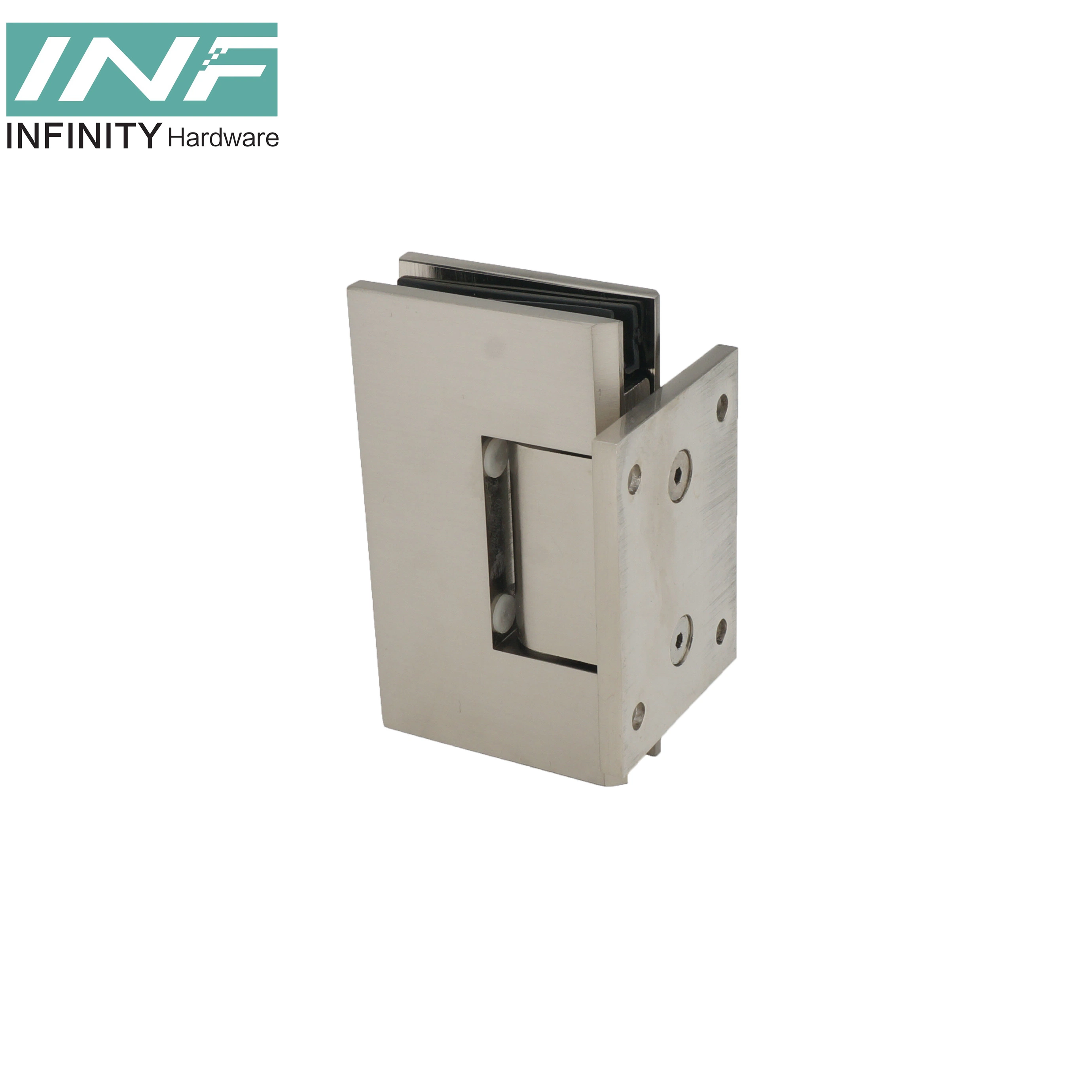 Shower Glass Door 90 Degree Hinge Hardware Stainless Steel Brass Door Hinge Bathroom Accessories