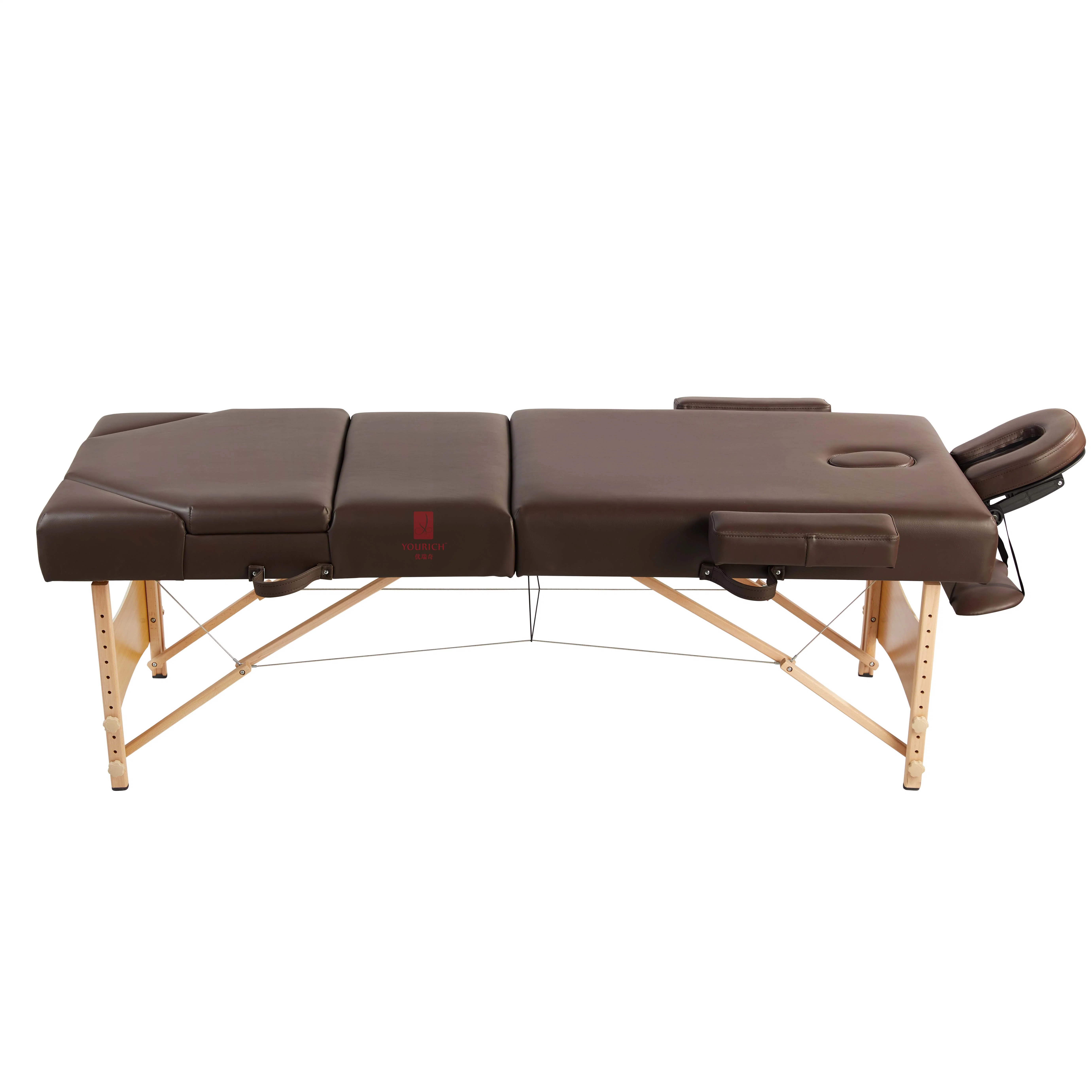 Three Fold Massage Table Portable Beauty SPA Chair Facial Bed for Beauty Salon SPA