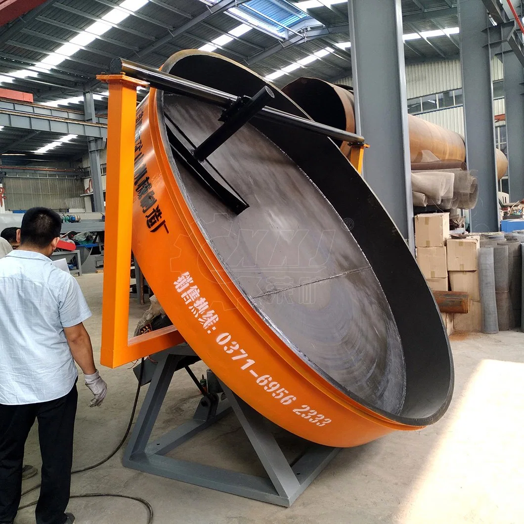 Poultry Manure Fertilizer Pan Granulator Good Performance Pan Granulator Pelletizing Machine