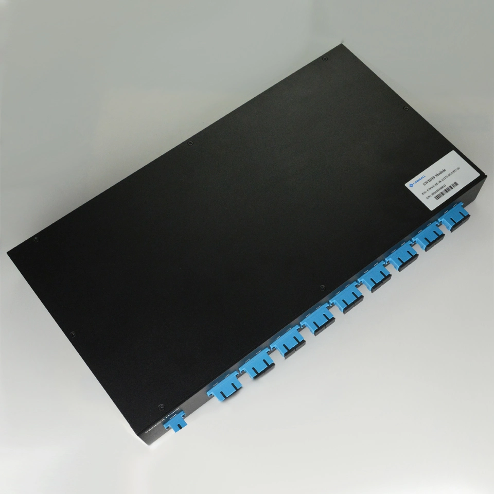 8-18 CH 1U de rack de 19 pulgadas DWDM Wdm equipo multiplexor CWDM