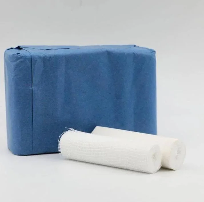 High Absorbency Disposable Gauze 100% Cotton Guaze Bandage CE, ISO Approval