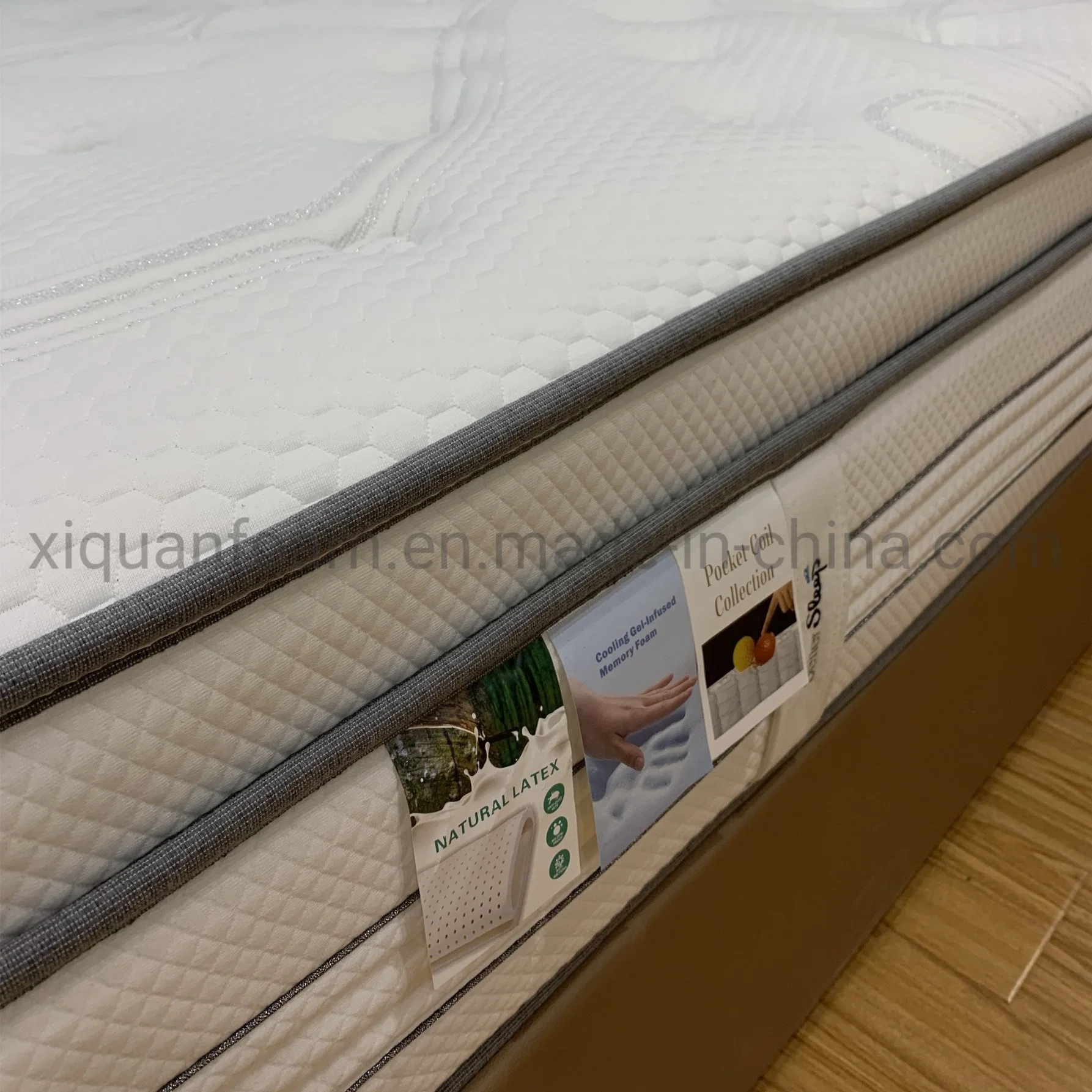 Bed Mattress Pocket Spring Custom Sizes Latex Mattress Vacuum Pack Mattress