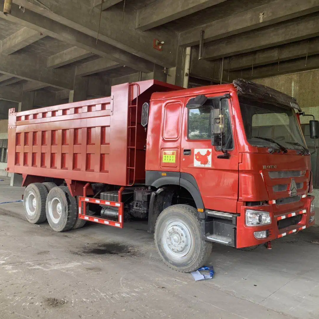 Truck 12 Wheeler 80 Cubic Meters HOWO 40tons 8X4 Used Tipper Dump Truck with Big Power Engine Hydraulic Joystick for Construction Agricultural Use