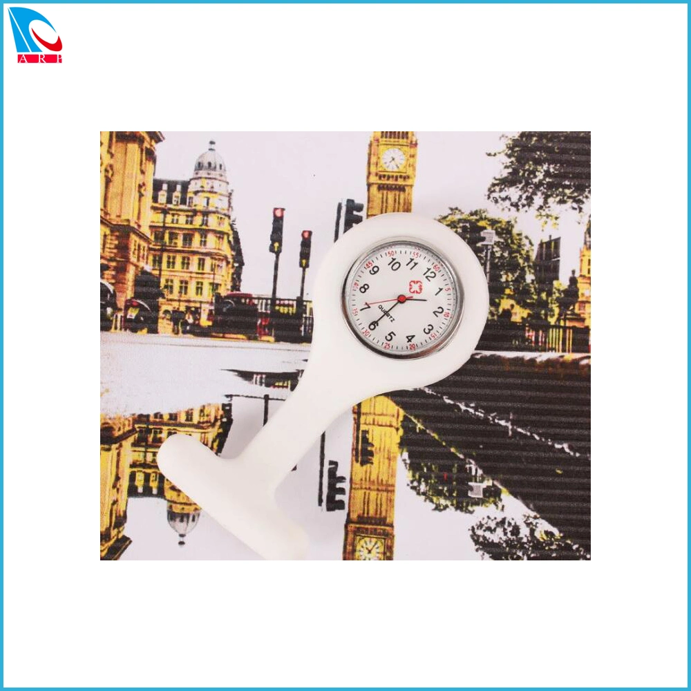 China Manufacturer Cheap Silicone Nurse Watch with Ce