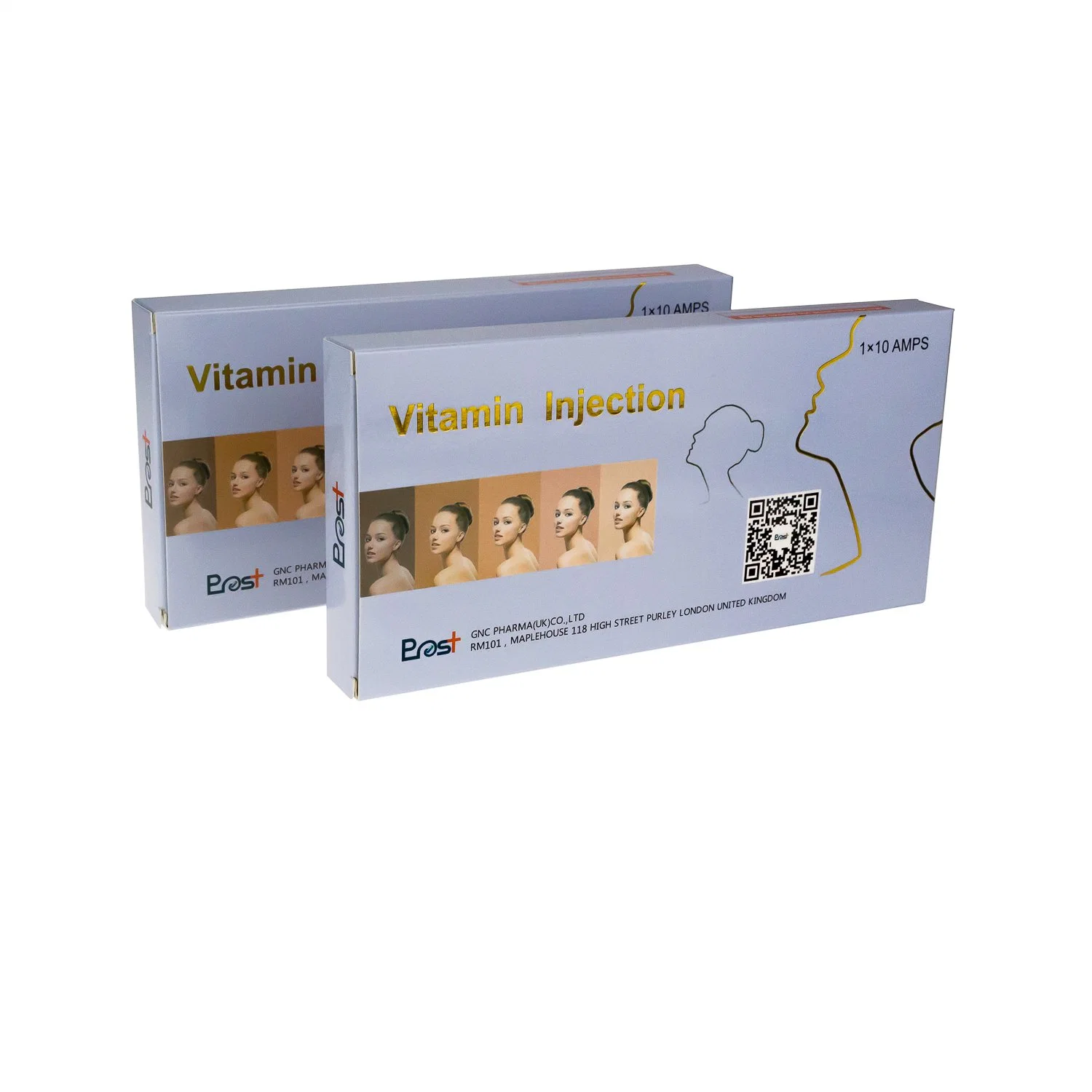 500mg 1000mg de vitamine C pour la peau de bonne qualité d'injection Whitenning