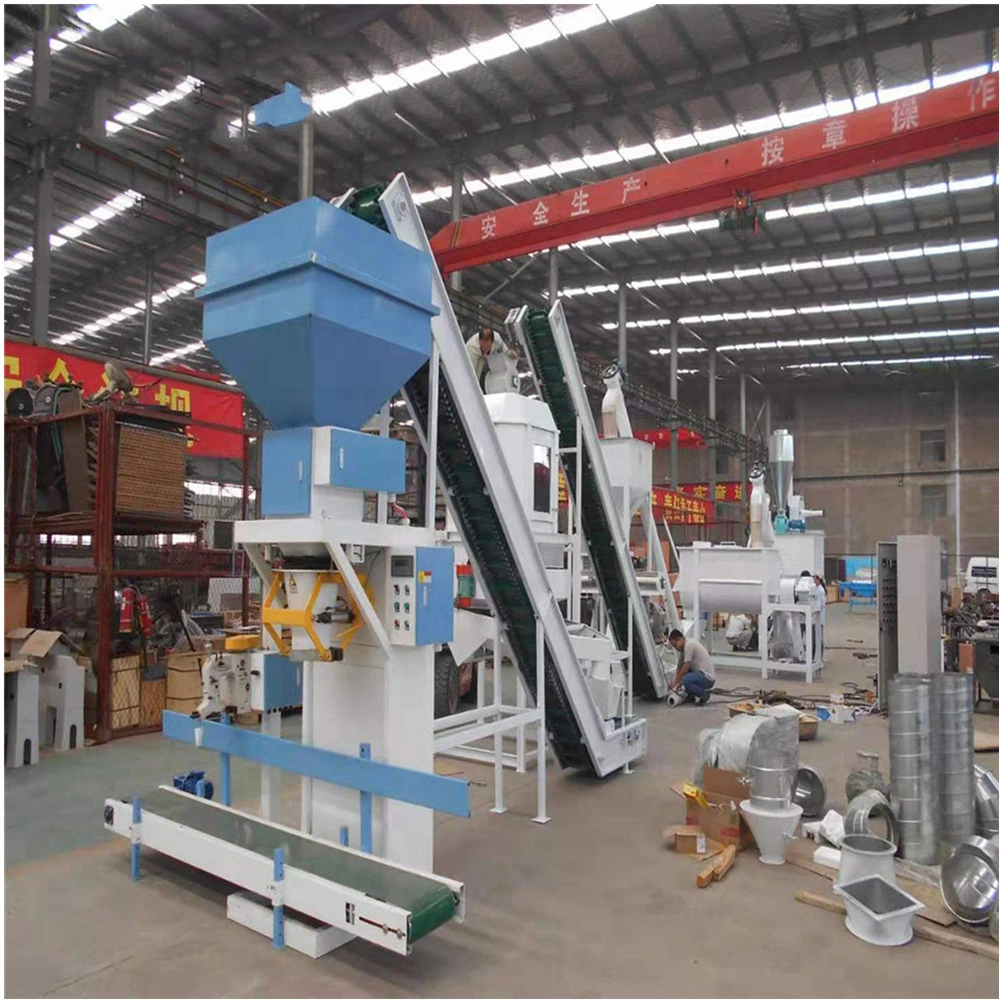 Pellet Feed Production Complete Set Farm Animal Feed Pelletizing Production Line