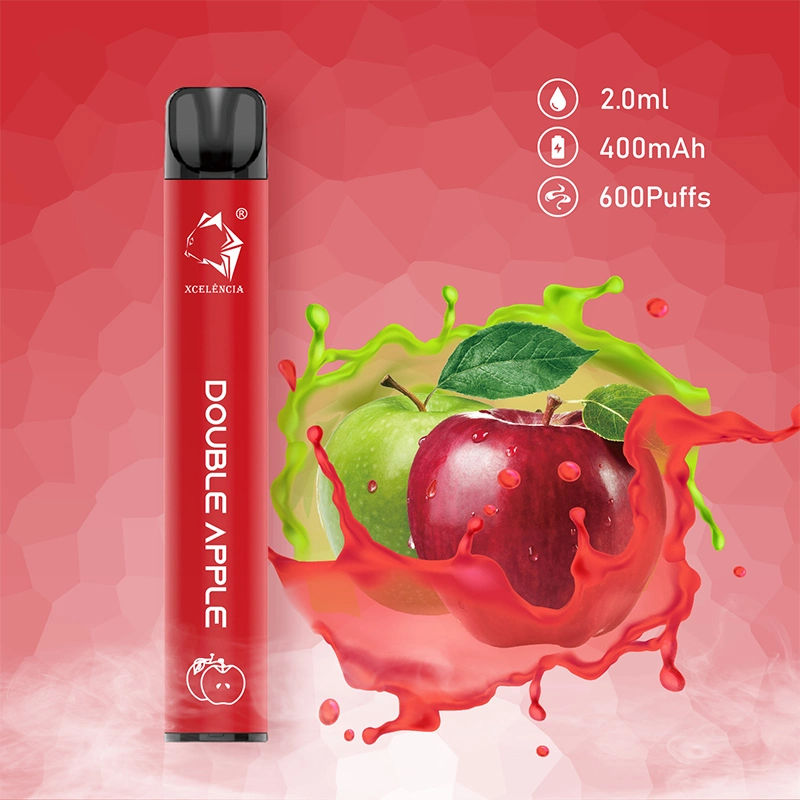 10 Fruit Flavor China Wholesale Shenzhen Electronic Cigarette 600 Puff Electric Pen Hookah