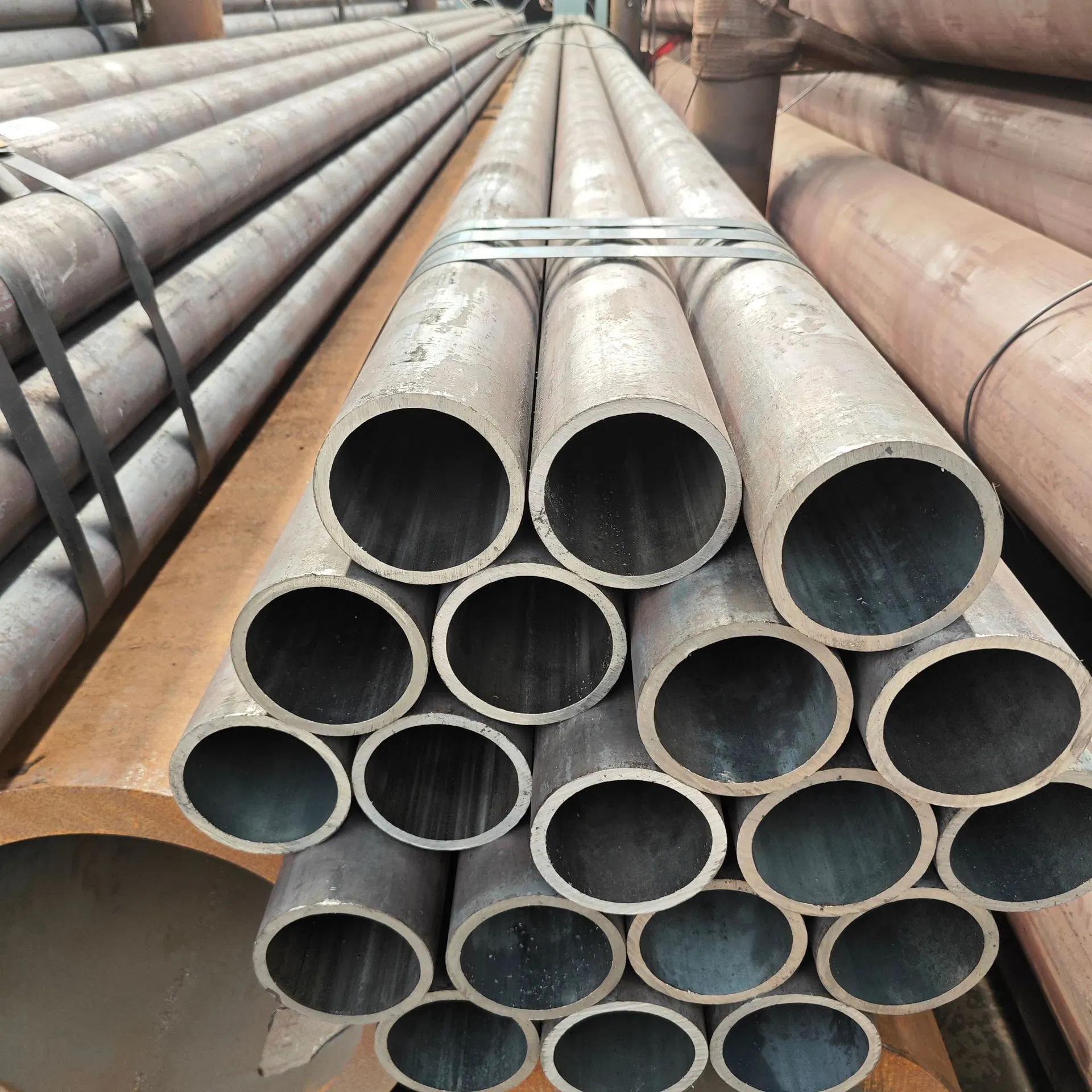 API 5L Psl1/2 A53/A106 Gr. B A179/A192/A333 X42/X52/X56/X60/65 X70 Stainless/Black/Galvanized/Seamless/Welded Carbon Steel Tube