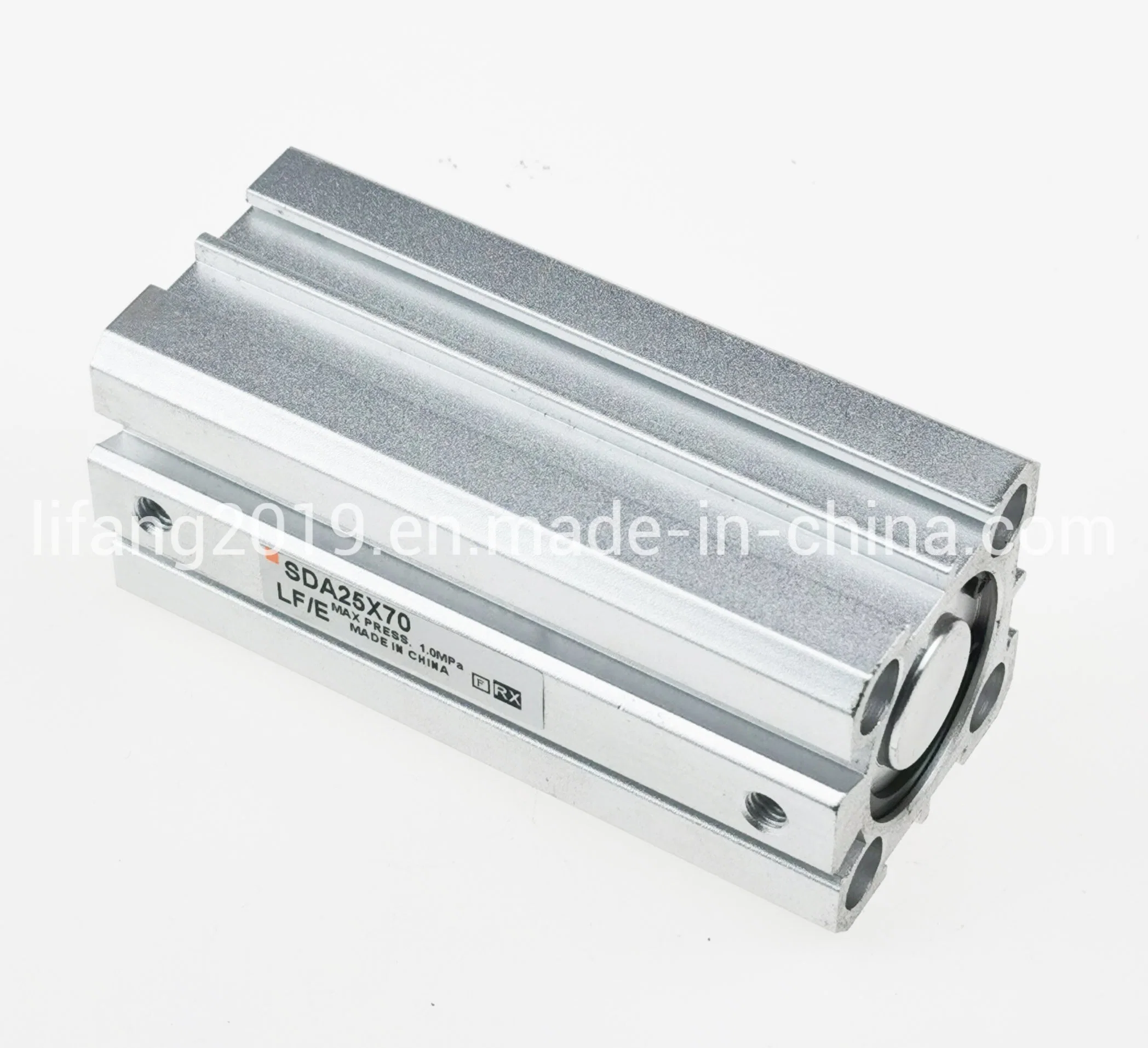 Sda32X100 Compact Cylinder, Sda Aluminum Alloy Compact Cylinder, Common Standard Cylinder for Automatic Equipment, Pneumatic Compact Cylinder