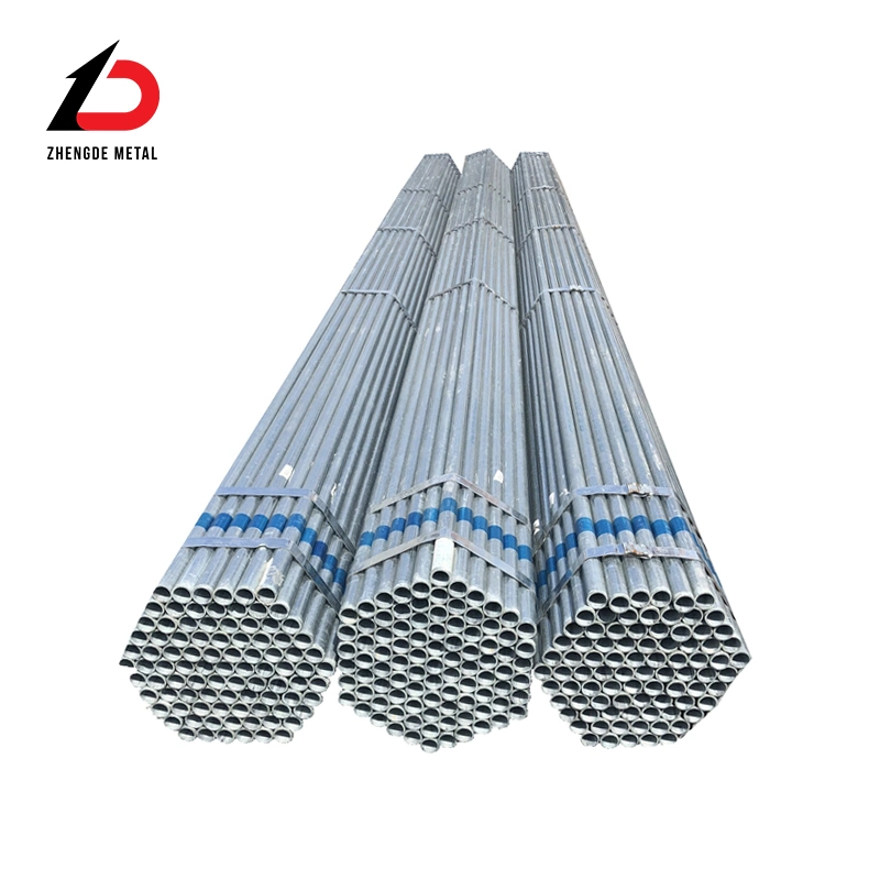 Wholesale/Supplier Hot DIP Gi Seamless Galvanized Round Steel Pipe ASTM A106 Sch 40 ERW Gi Iron Tube