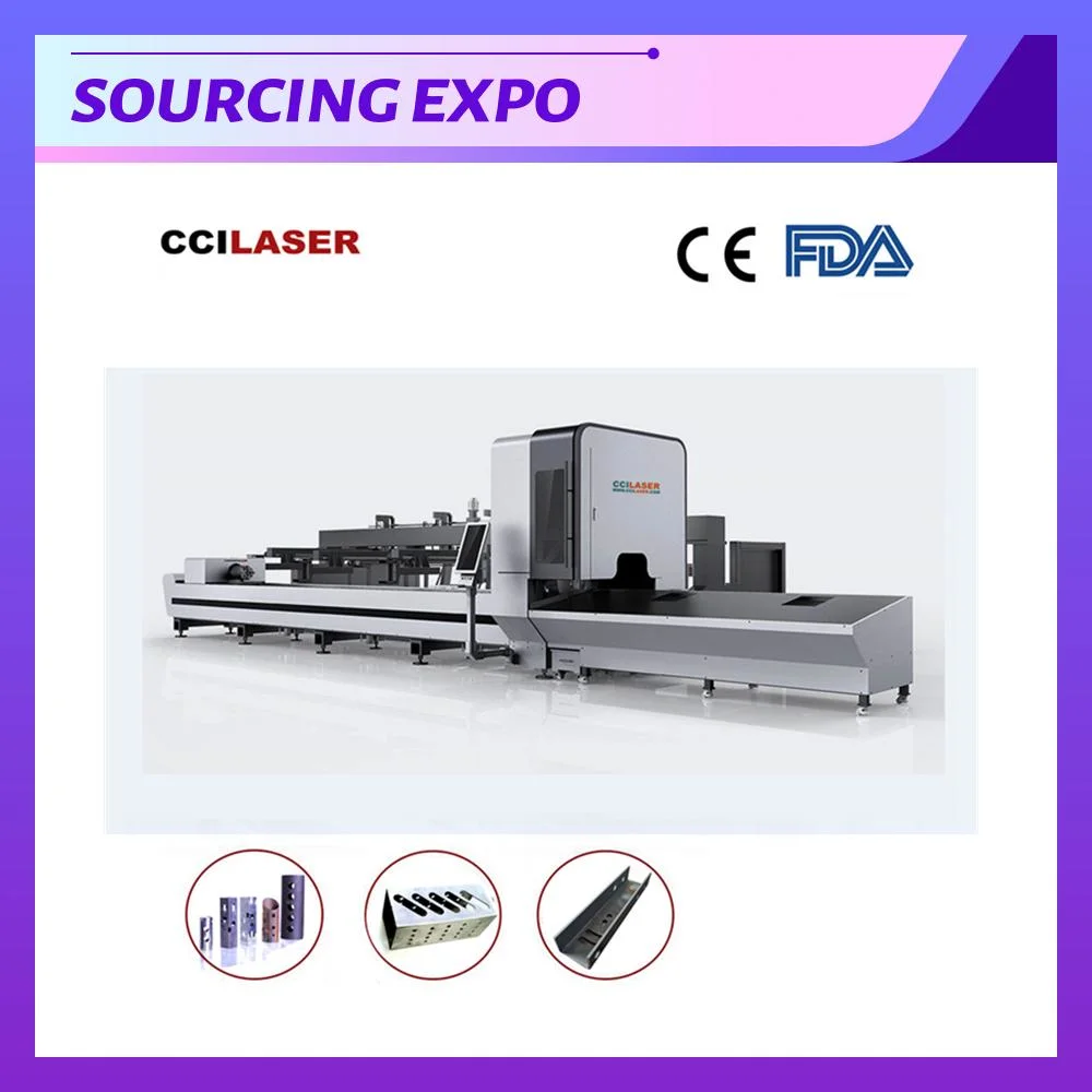 El procesamiento de metálico caliente de venta de maquinaria de corte CNC máquina láser de fibra de láser para tubo de acero inoxidable de corte láser de fibra