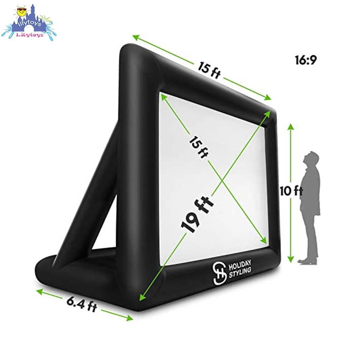 Большой надувной экран фильма ПВХ надувные Портативный видео с четкими проекционного экрана