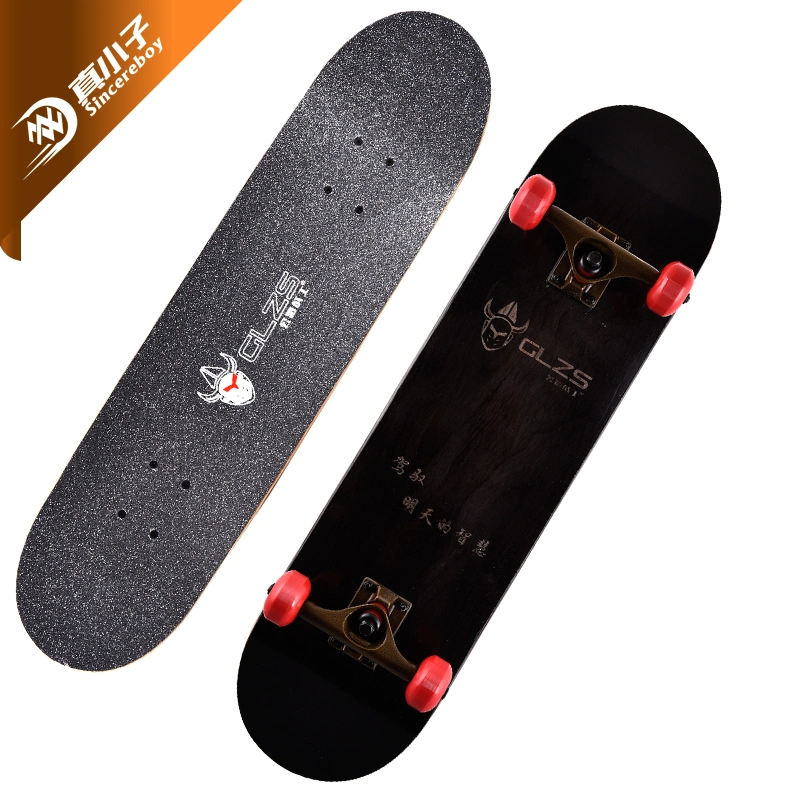4 Wheels Customized Logo Skateboard with Maple Wood