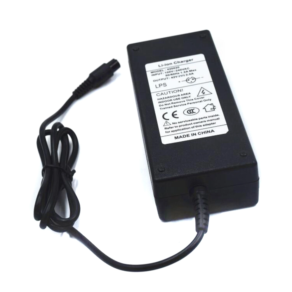 42V 2A Battery Charger for Electric Bike Electric Scooter 36V Lithium Battery Pack